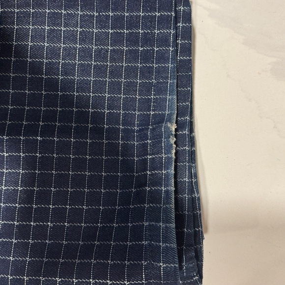 Y2K Mecca Medina 36 Waist Wide Leg (10in)Carpenter Style Jeans Checkered Pattern - Picture 14 of 14